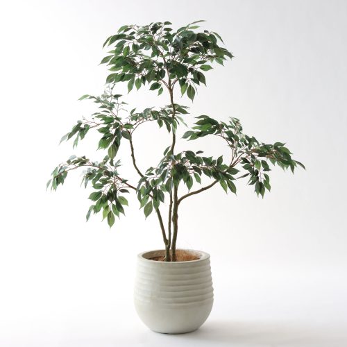 同じフェイクグリーン、アレンジで変わる表情