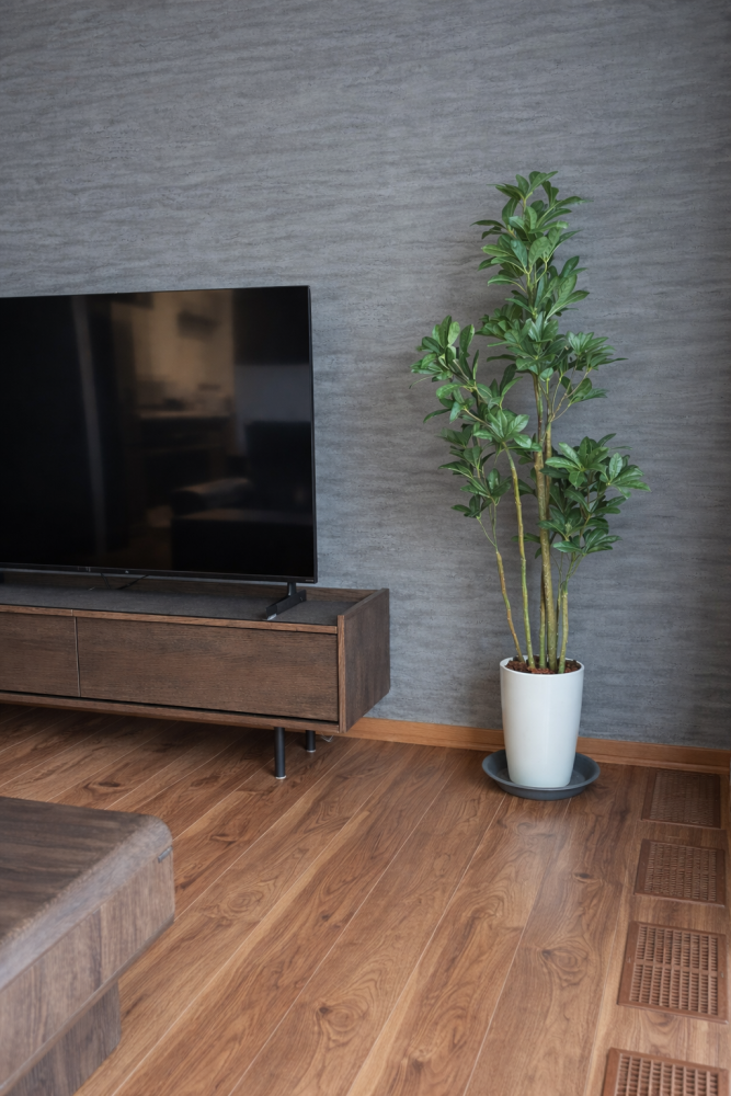 テレビ横 フェイクグリーン