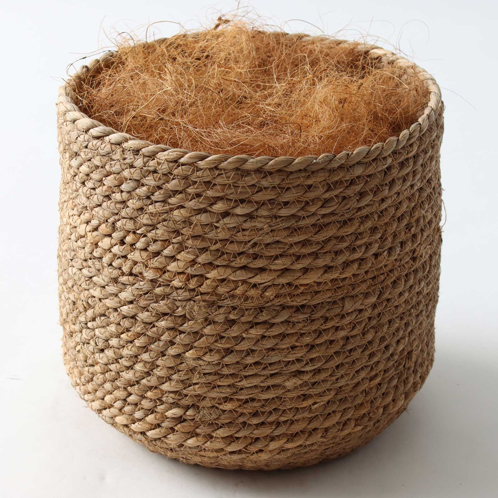 シーグラス鉢 小さいサイズ(H23cm × W25cm)