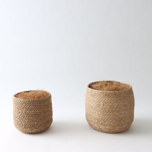 高さで比べる、シーグラス鉢の見え方