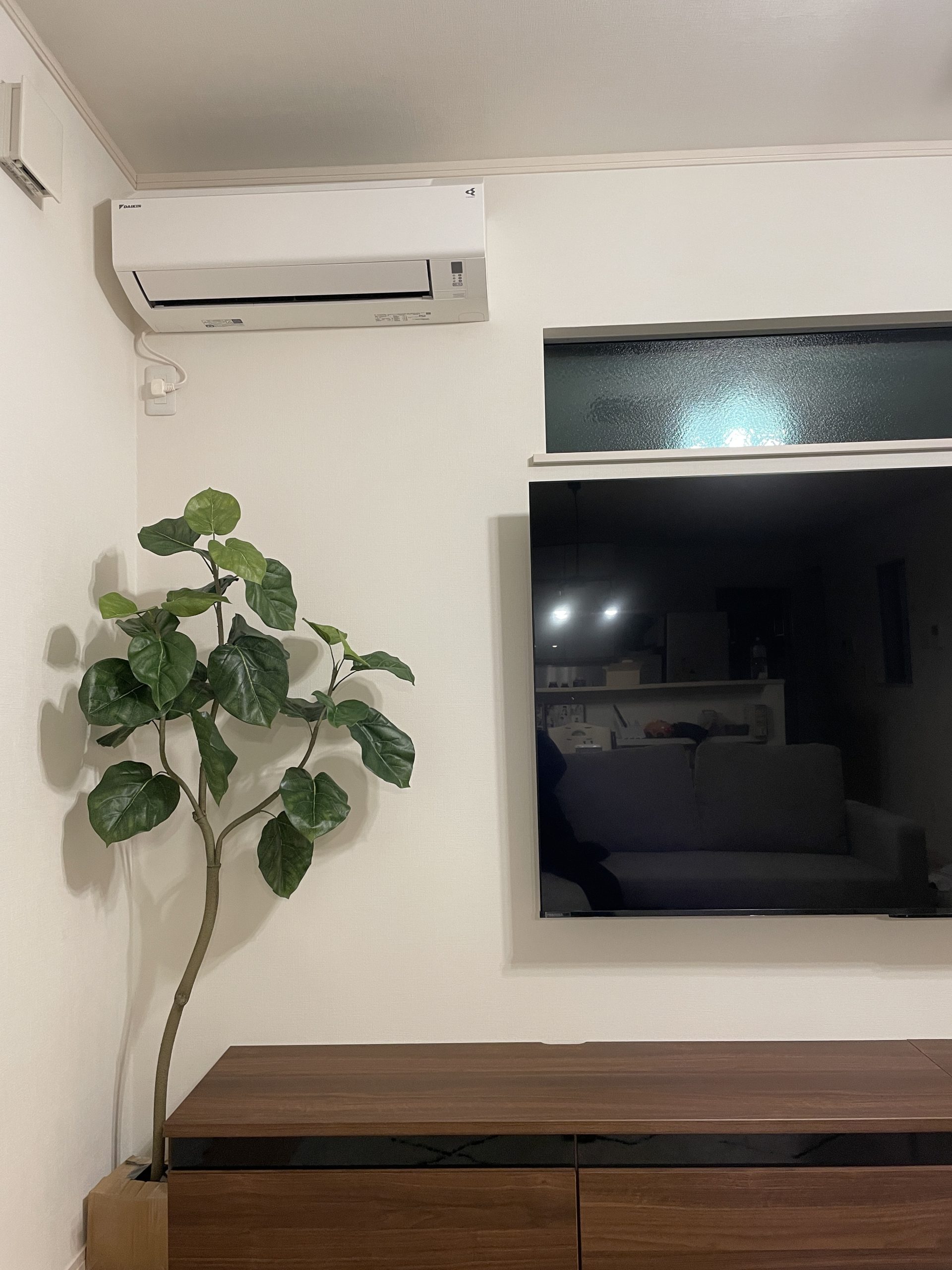 テレビ横に合うフェイクグリーン